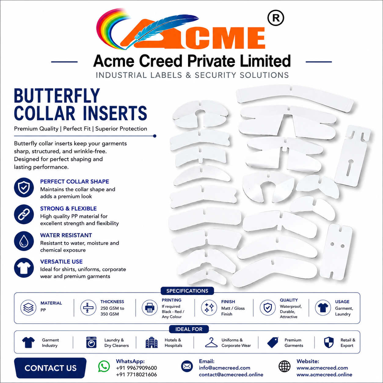 BUTTERFLY INSERTS