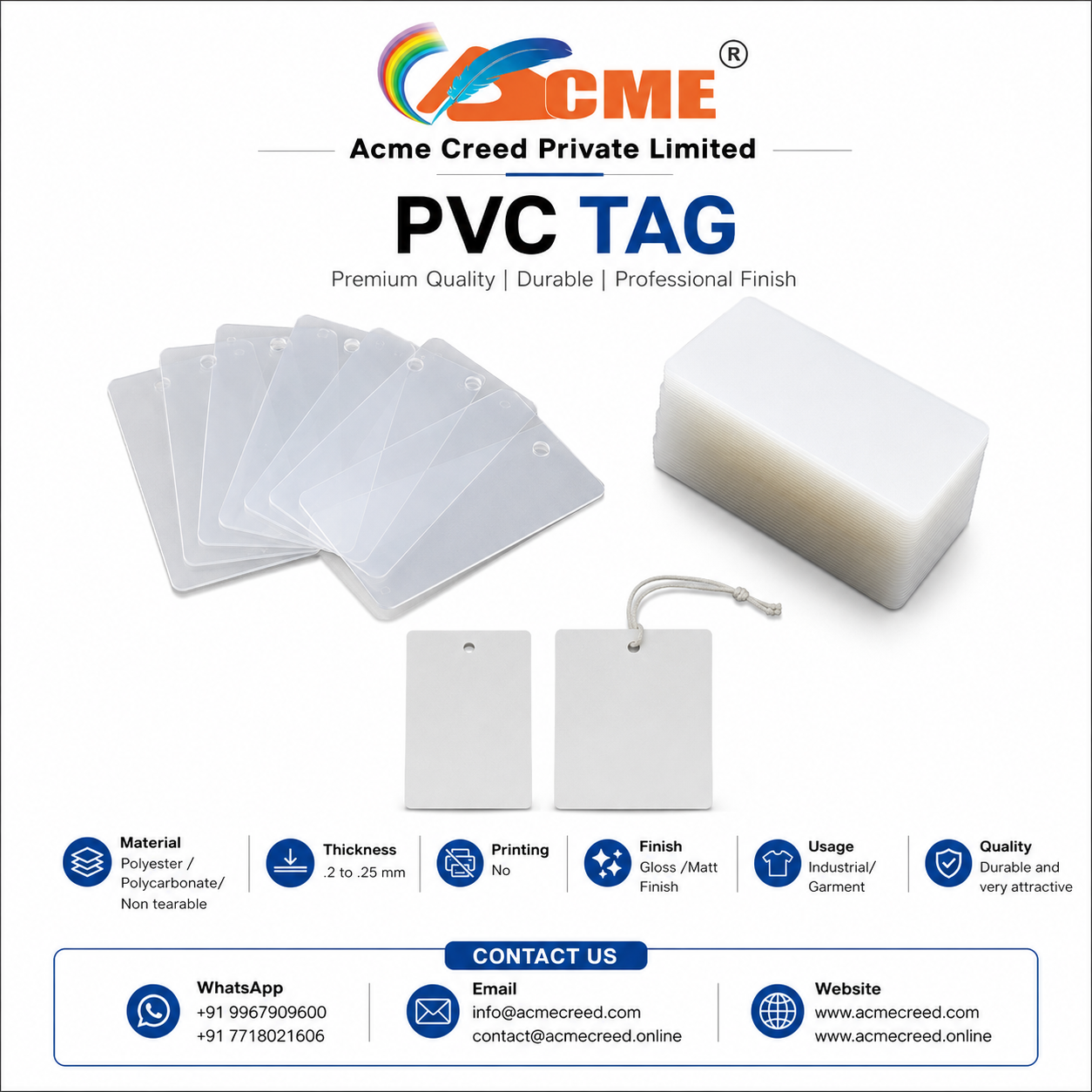 PVC TAG